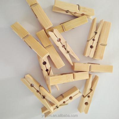 China BAMBOO Home Decoration Bamboo Clothespin Support To Label Production for sale