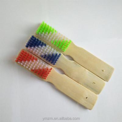 China Eco-friendly Bamboo Wooden Household Shoe Brush Rubbing Brushes Clean Clothes Brush for sale