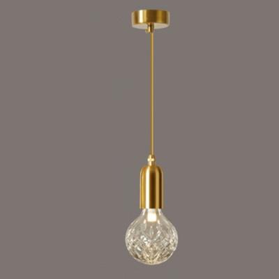 China Home/Hotel/Restaurant/Bar/Living Room/Shop Modern Hanging Lamps New Design Crystal Glass And Metal Pendant Light Factory Price For Showcase Bar Restaurant for sale