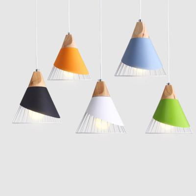 China Badminton contemporary simple modern multi modern decorative nordic metal lighting restaurant head color pendant lamp for sale