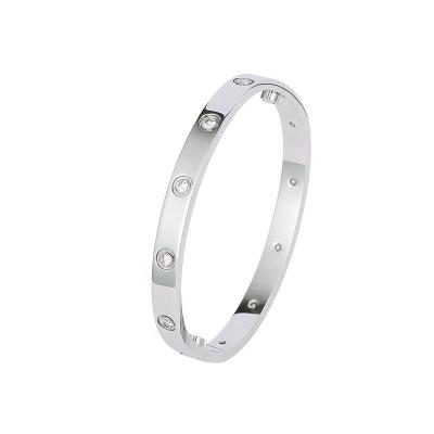 China Fashion punk fashion 316L stainless steel titanium jewelry for women men couple VIS LOVE bracelets bracelets for sale