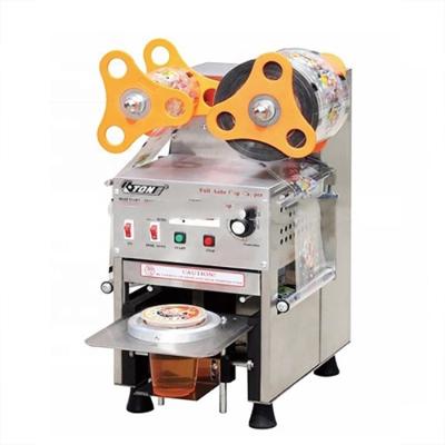 China beverage sealing machine for beverage cup milk tea shop for sale