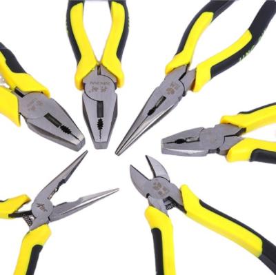 China 6 Inch Needle Nose Factory Wholesale Electrician Cut Lengthened Pliers Needle Nose Pliers Manual Universal Needle Nose Pliers for sale