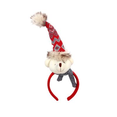 China Wholesale Cheap Chirstmas Decor Xmas Factory Christmas Elks Christmas Bear Hairpin Headwear Xams Party Toys for sale