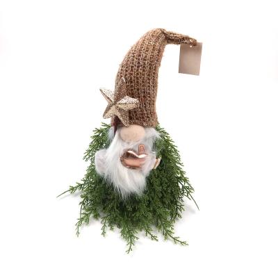 China Chirstmas Decor Xmas Holiday Christmas Green Plant Cypress Pine Doll Fairy Doll Christmas Decoration Toy for sale