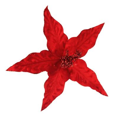 China Classic Safflower Home Holiday Decor Products Strength Fabric Supplier Dry Christmas Tree Glitter Decorative Flowers Wholesale for sale