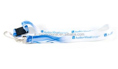 China Custom Dye Sublimated Polyester Neck Lanyard for sale