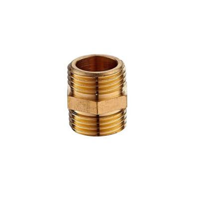 China Water Pipeline CW617N Machined Brass Threaded Pipe Connector Fitting Full Coupling for sale