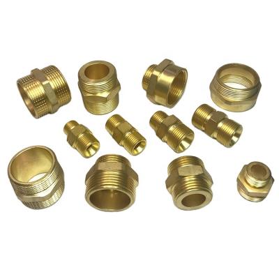 China Brass Pex Tubing Plumbing Male / Female Parts Al Pipe Thread Compression Fitting With Screw for sale