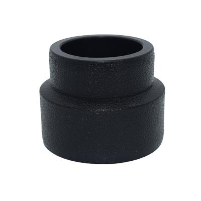 China HDPE Condom Reducing Coupling For Different Sizes Pipe Fitting Butt Fusion Connector Plastic Quick Tube Fitting For Water Supply for sale