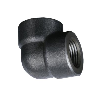 China High Quality Ductile Plumbing 90 Degree Steam Elbow Pipe Fitting Black Materials for sale