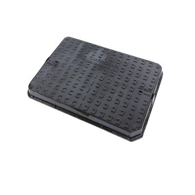 China Ductile Iron GGG 500-7 Square T01 EN124 Ductile Cast Iron 600*600 *40 B125 Manhole Cover for sale