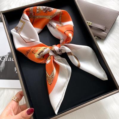 China Hot Wholesale High Quality Natural 100% Silk Printed Graceful Ladies Scarves Party Silk Scarf Custom Made for sale