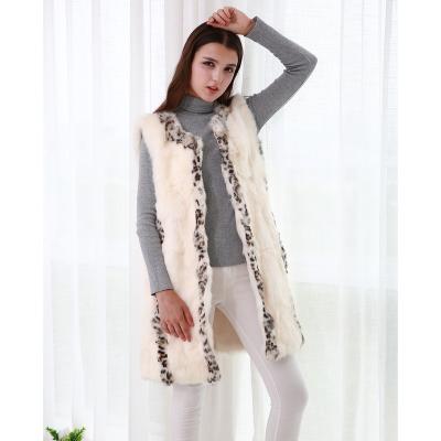 China Waterproof 2022 Women's Winter Fur Coat Rabbit Fur Vest Hot Sale Fashion Fur Plus Size Women's Vests And Waistcoats for sale