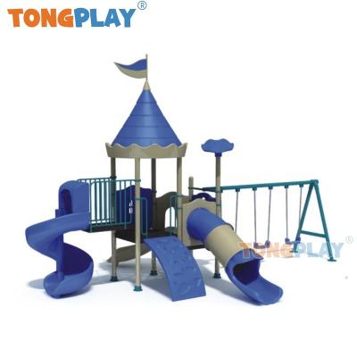 China Anti-slip Tong play high-quality best-selling castle series medium and diverse children outdoor climbing safety amusement slide equipment for sale