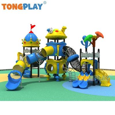 China Anti-slip Tong play high-quality best-selling forest series large and diverse children's outdoor climbing safety amusement slide equipment for sale