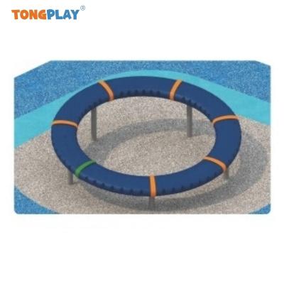 China Anti-slip round turntable series amusement park lawn new high hot-selling educational equipment children climbing slide outdoor playground for sale