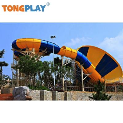 China Eco-friendly Horn shape series Tong play factory new high kids plastic creative amusement slide equipment adult outdoor water park playground for sale