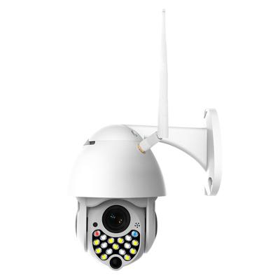 China Human Motion Tracking Outdoor Factory Price Siren Light Wifi PTZ Home Security IP Camera 1080P Speed ​​Dome Camera 2MP Auto Tracking Cloud for sale