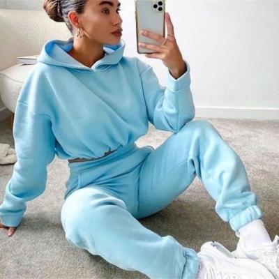 China Autumn Two Piece Luxury Breathable Sweatsuits Logo Tracksuit Jogging Suit Women Custom Made Breathable Sweatsuit Set Tracksuit for sale