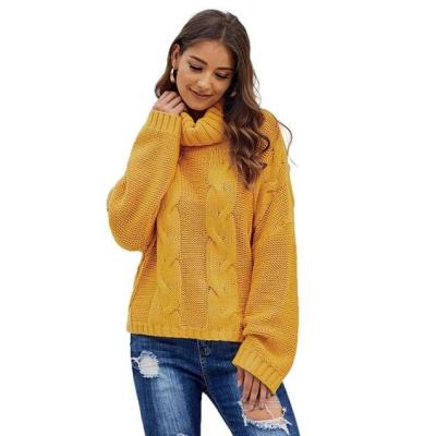 China High Quality Oversized Anti-Wrinkle Anti-Wrinkle Women Knit Sweater Funny Fabric Sweater Fashion Autumn Thick Sweater for sale