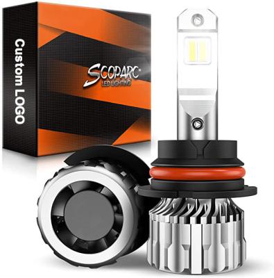 China 99.99% Car Canbus error free 18000 Lumens 600% Brighter 6500K Cool White, Plug and Play, 9007 HB5 LED Bulbs Combo LED Automobile Car Headlight Bulb for sale