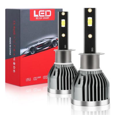 China 99.99% Car Canbus 400% Lumens 400% Brighter White 12000 6000K Error Free Eye Protection, Plug and Play, H1 LED Bulbs Automobile Car Headlight Combo Bulb for sale