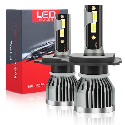 China 99.99% Car Canbus 400% Lumens 400% Brighter Error Free 12000 6000K Eye Protection White, H4/HB2/9003 LED Combo LED Bulbs Automobile Car Headlight Bulb for sale