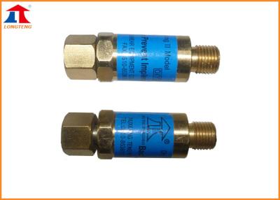 China M12 Brass Oxygen Gas Flashback Arrestor Ignition Device / Thread Connection for sale