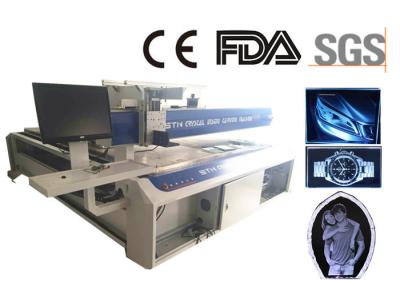 중국 큰 가늠자 3D 수정같은 레이저 조각 기계, 급속한 스캐너 지하 조각 기계 판매용