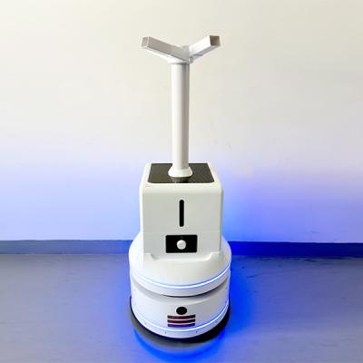 China Hotels Disinfection Robot DG-2 Intelligent Robot With Spray For Bank Or Hotel Disinfection Use Indoor for sale