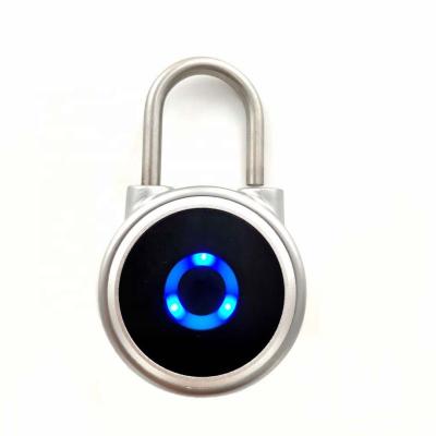 China It can store 20 kalewa smart biometric fashion padlock fingerprint IP65 smart fingerprint lock for sale