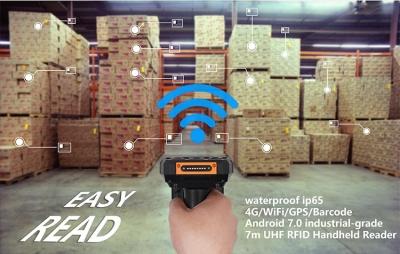 China Large Group ID Animal Android Unique Wireless RFID Reader Kalewa Technology UHF Reader Bondage RFID Contact 170mm(H)x85mm(W)x23mm(D) for sale