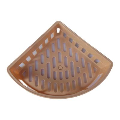 China New Aoniu Traceless Color Triangle Basket Toilet Shelf Corner Shelf Household Bathroom Storage Tripod Stocked for sale