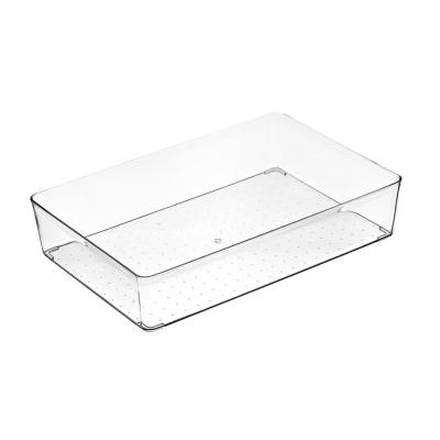 China Viable Storage Box Integrated Household Drawer Japanese Style Kitchen Stationery Plastic Transparent Box for sale