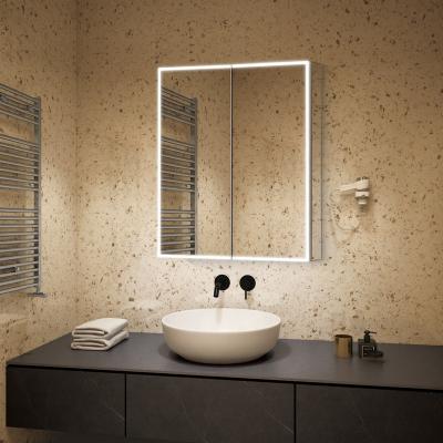 China With Mirror Stainless Steel Bathroom Mirror Cabinet Design for sale