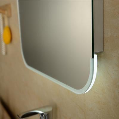 China Bathroom Heater Ukbathroom LED Back Enlarging Bed For Mirror With Heater Anti-Fog for sale