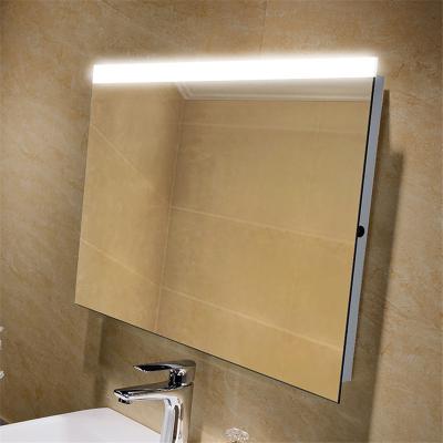 China Illuminated Hollywood Make Up Wall Bathroom Mirror With Light for sale