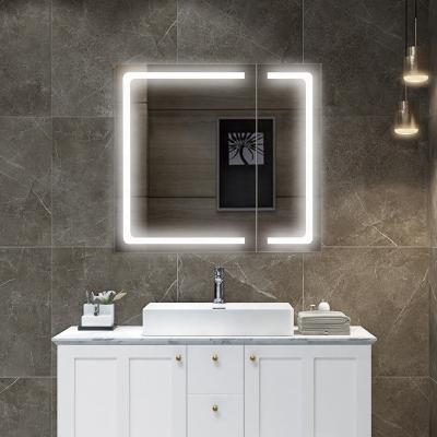 China Modern Fog Shower Mirror Hotel Bathroom Furniture Freestanding Cabinet for sale