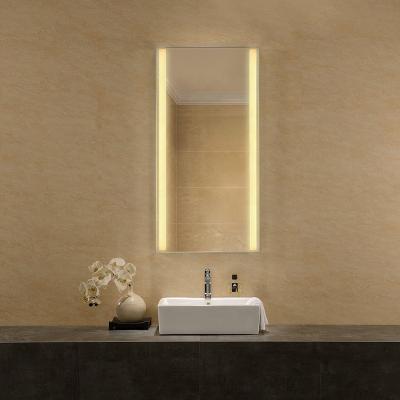 China Modern Backlit Lightweight Integral Wall Bathroom Mirror for sale