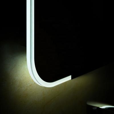 China Magnifying LED Bathroom Lighted Designer Mirror for sale