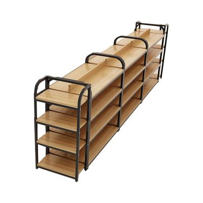 China Morden Porch Shelf Bookcase Shelf Floor Solid Wood for sale