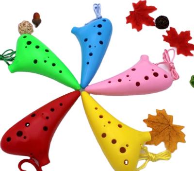 China Cheap ABS plastic junior kids 12 holes ocarina for sale for sale