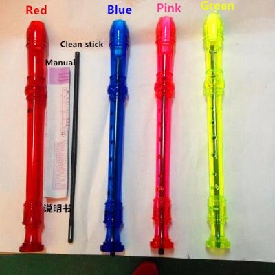 China Other Kids 8 Holes Hot Selling Transparent Plastic Clarinet For Sale for sale