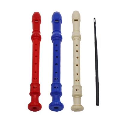 China Mini 8 Hole Musical German Style Children Toys Plastic Clarinet For Sale for sale