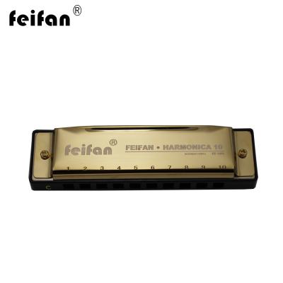 China Holes 20 notes educational toy 10 brand blues feifan harmonica for promotion for sale