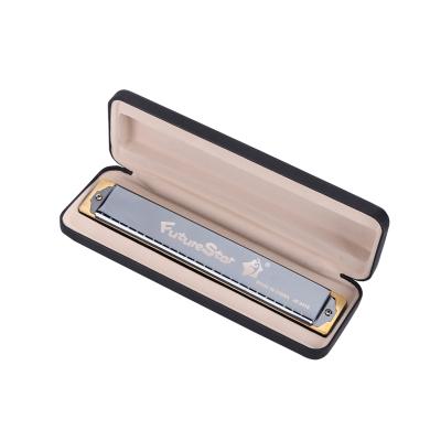 China Wholesale Professional Plastic 24 Hole Tremolo Harmonica Premium Harmonica For Students Music Playing for sale