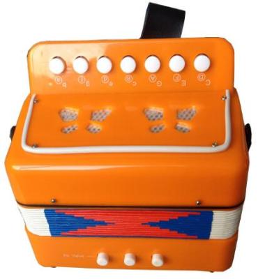 China ABS kids 7 key 2 bass accordion musical instrument made in china for sale for sale