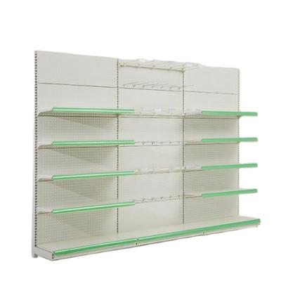 China Double Sided Used Supermarket Shelf Display Racks For Shop Gondola Racks Supermarket for sale