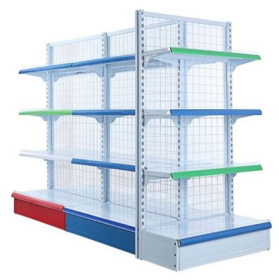 China Best Selling Double Sided Supermarket Storage Shelf Racks Systems Racks Supermarket Shelving for sale